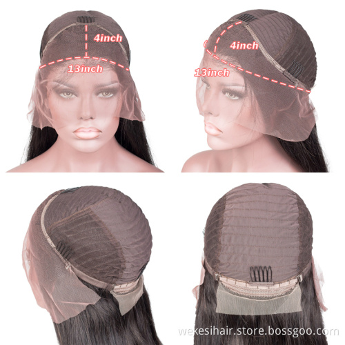 Loose Deep Wave Frontal Wig Full Lace Front Human Hair Wigs For Black Women 30 32 Inch HD Wet And Wavy Water Wave Lace Front Wig